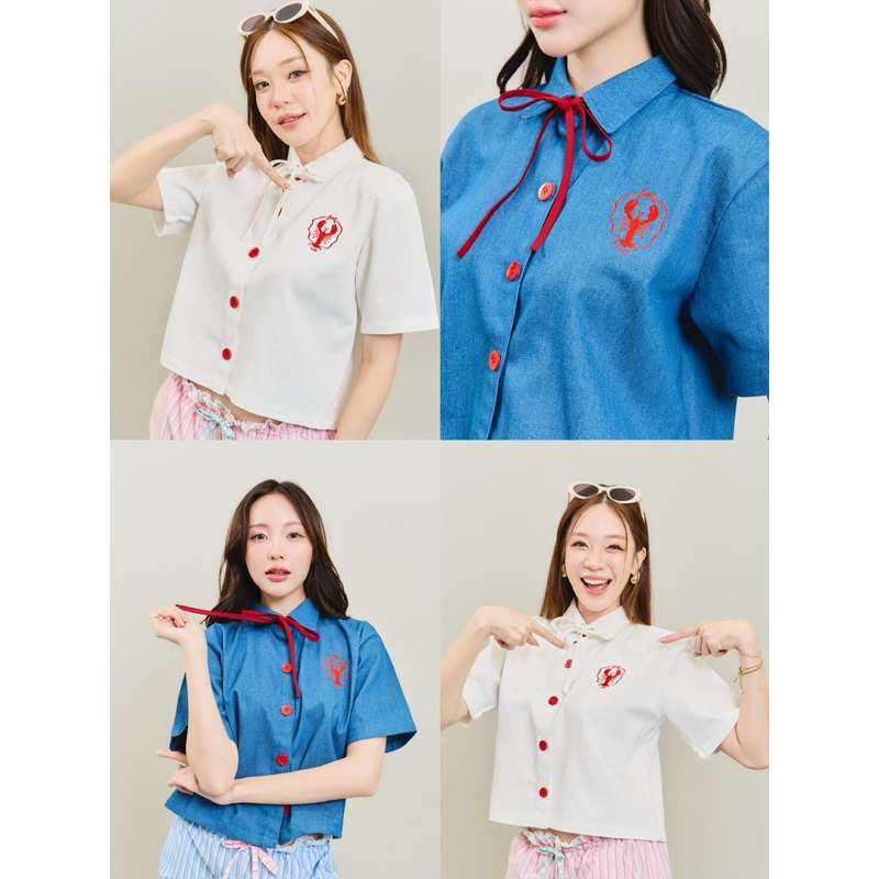 Lobster denim shirt (ล็อบเตอร์)