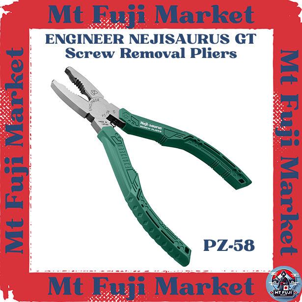 ENGINEER "NEJISAURUS" GT Screw Removal Pliers for Stripped/Crushed/Rusty Screws PZ-58【Direct from Ja