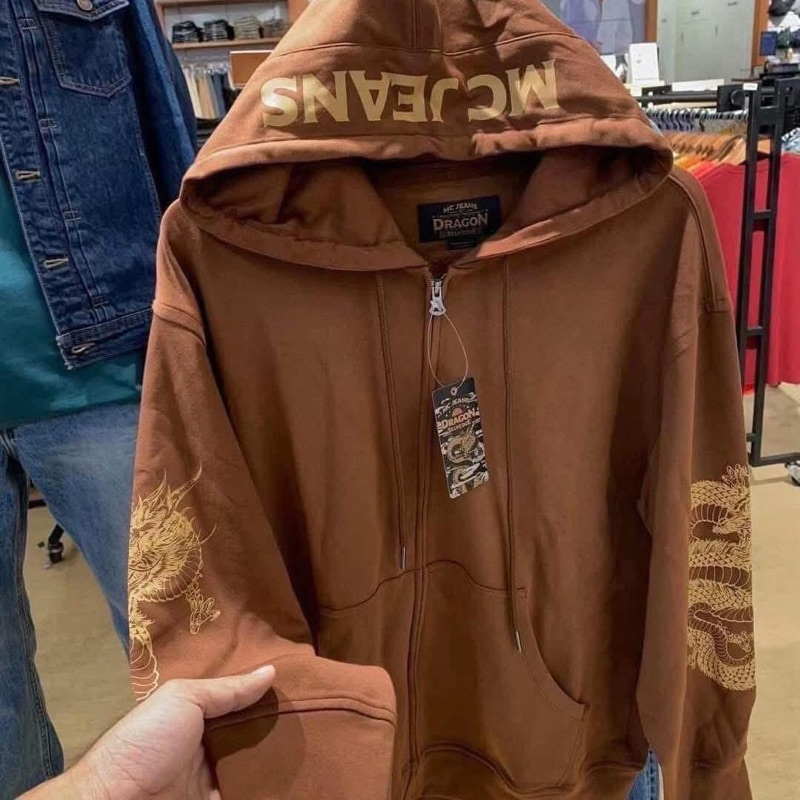 เสื้อแขนยาวมีฮู้ด Mc ลายมังกร 🐉 แท้จากช้อป 💯%✅ มีครบไซส์