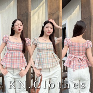 KN.Clothes เสื้อแขนตุ๊กตา กระดุมดอกไม้ช่วงหน้าอก แกะใช้งานได…