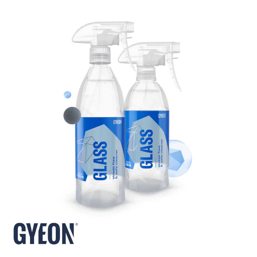 น้ำยาเช็ดกระจกรถยนต์ ปลอดภัยต่อฟิลม์และวัสดุภายในรถ GYEON Q²M GLASS 500ml.