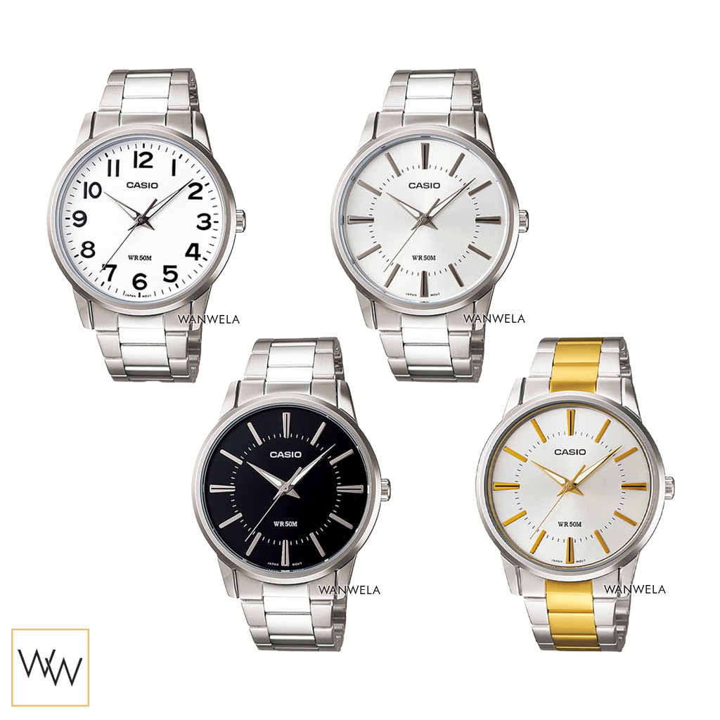 ของแท้ นาฬิกาข้อมือ Casio ผู้ชาย รุ่น MTP-1303 (สายสแตนเลส)