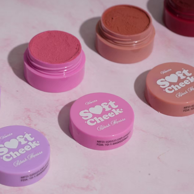 แพ็คเกจ ใหม่ Soft cheek บลัชเนื้อมูส