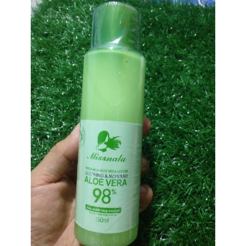 Soothing & Moisture Aloe Vera 98% Lotion 150ml คนท้องใช้ได้ บำรุงผิวหน้า ตัว ผม มือ เท้า