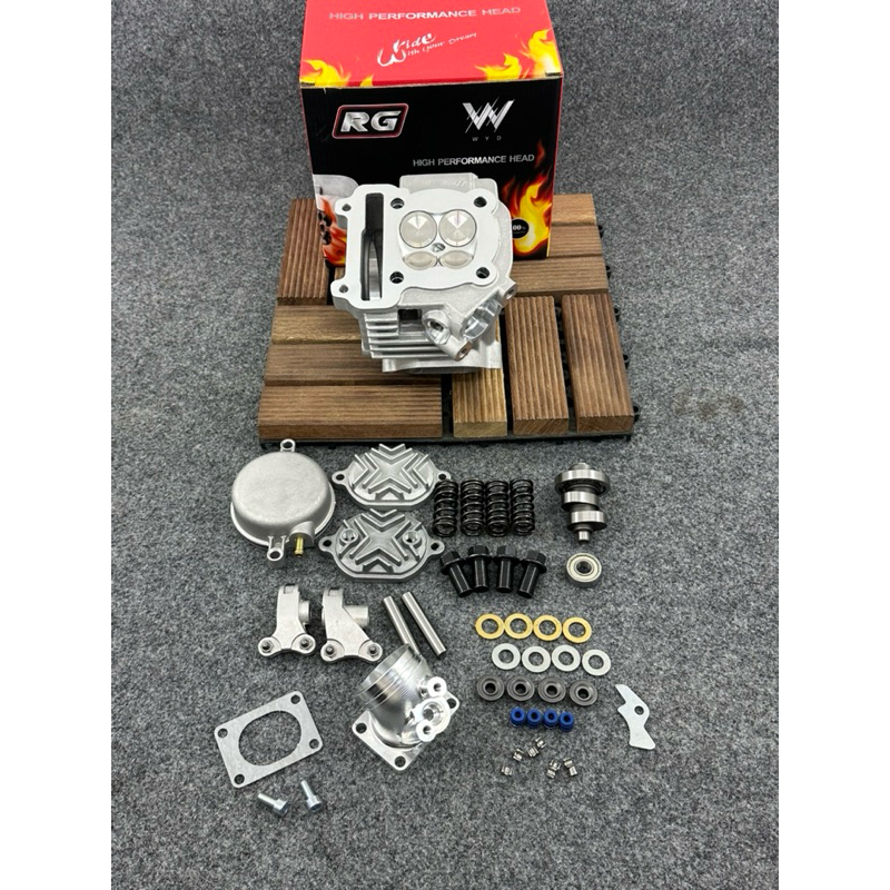 ฝาสูบmio/4วาวขนาดวาว27-24มิลใส่ลูก67ขึ้นพร้อมอุปกรณ์ในฝาพร้อมคอหรีดฝาสูบยังไม่เซ็ทหลังวาว