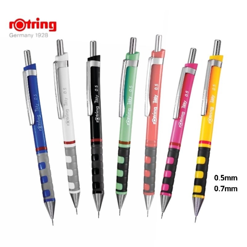 Rotring ดินสอกด รุ่น Tikky ขนาด 0.5 มม., 0.7มม. ราคาต่อ 1 ด้าม