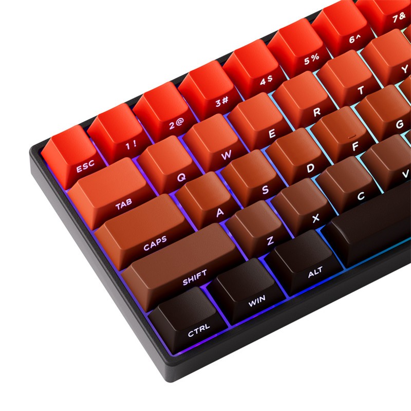 iHAVECPU KEYBOARD (คีย์บอร์ด) MONSGEEK FUN60 PRO SP 8K IN WIRED MODE SIDE PRINTED (AKKO GLARE MAGNETIC SWITCH) (EN)