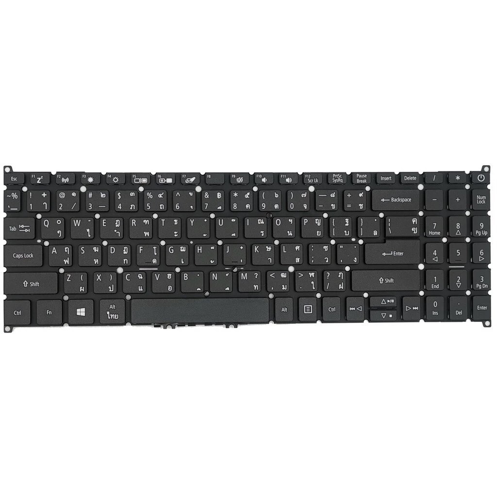 Keyboard ASUS VivoBook 15 S533 , S533E (Black) Backlit'PowerMax' (สกรีนไทย-อังกฤษ) (มีไฟ)