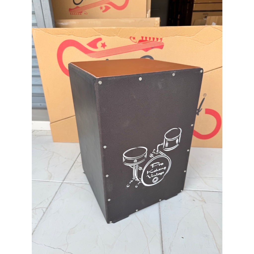 Cajon Electric คาฮอน ภาคไฟฟ้า คาฮอง พร้อมภาคไฟฟ้าต่อแอมป์เล่นบนเวทีได้