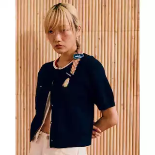 maison KEEPS | Mirin Knitted Top | เสื้อไหมพรมแขนสั้น