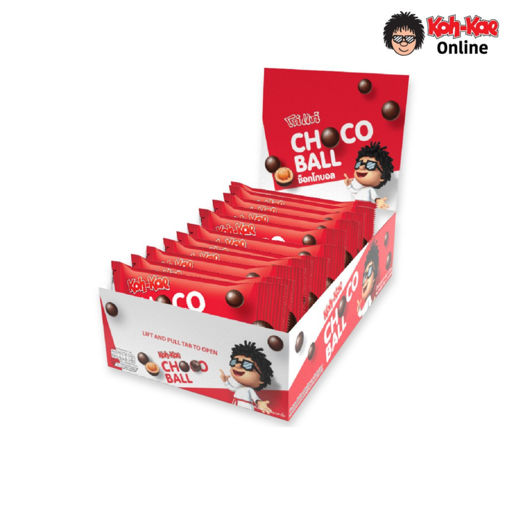 โก๋แก่ช็อคโกบอลช็อคโกแลต  12 ซอง ซองละ 22g