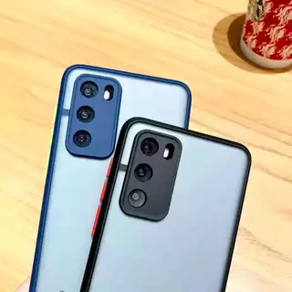 เคสขอบสีหลังแบบขุ่น ใช้สำหรับ Samsung A10 A10S A20 A30 A20S A30S A50S A50 A31 A51 A71 A11 M11 เคสกันกระแทก ขอบสีหลังด้าน