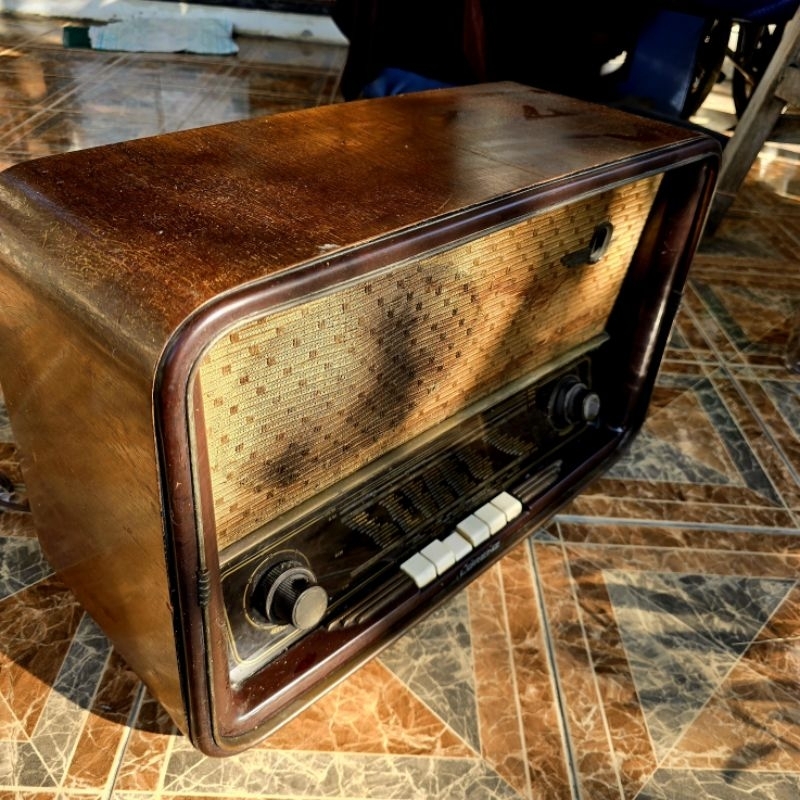 วิทยุเก่า ของเยอรมัน LORENZ-E1 Type :3170L ของสะสม พร้อมส่งค่ะ