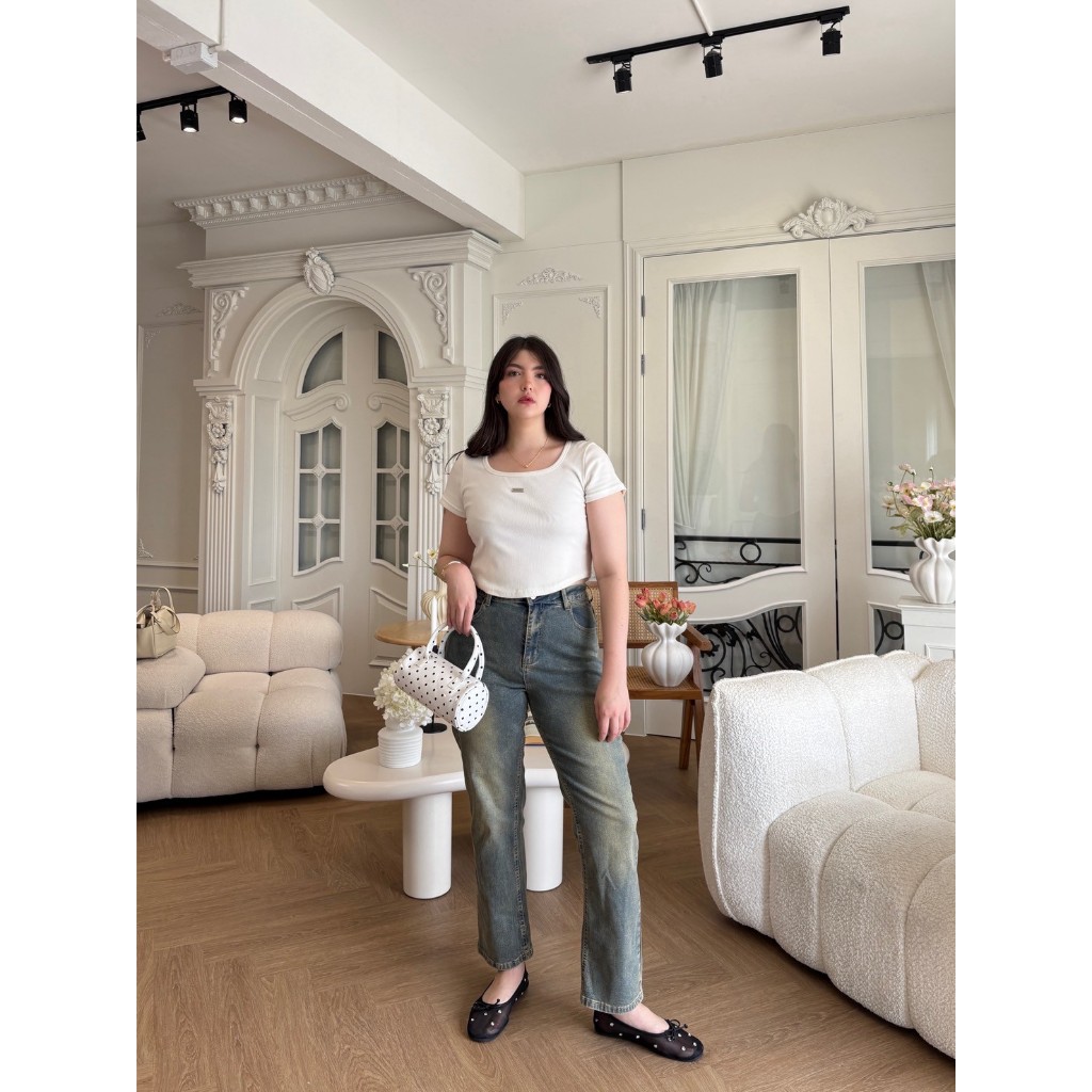 CurveG Bootcut Denim กางเกงยีนส์ทรงบูทคัท