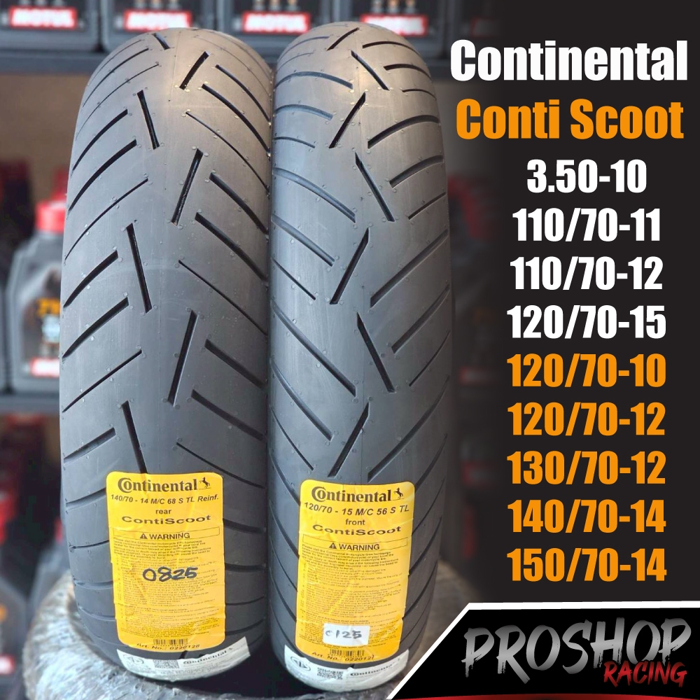 ยาง Continental Conti Scoot  สำหรับ Vespa Sprint Filano Giorno Xmax Forza 350 ADV Vespa Giorno X300 