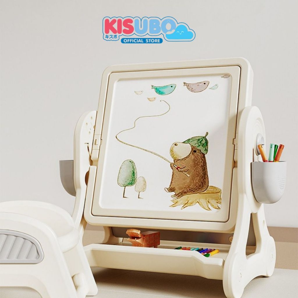 KISUBO ชุดโต๊ะตัวต่อ 4in1 (โต๊ะ1+เก้าอี้1) - รูปที่ 5