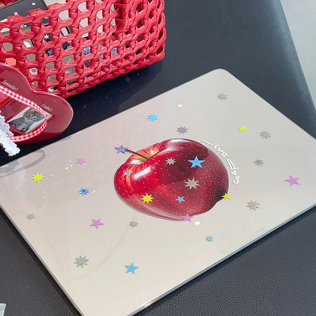 Shesell พร้อมส่ง✨เคส macbook (Crystal)Star Apple M4 A3240 Air13/Air15/Pro13 เคสสำหรับแมคบุ๊คใส Pro14