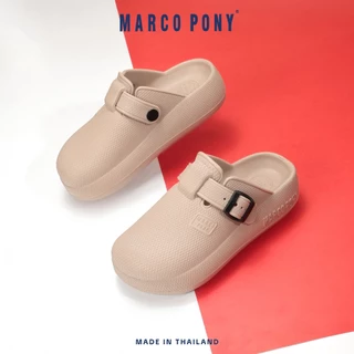 MARCO PONY รุ่น MH9029 รองเท้าแฟชั่นผู้หญิง รองเท้าเปิ ส้นหนา 6 ซม EVA แบบกันน้ำ กันลื่น ทนต่อการสึกหรอ คลายเมื่อยเท้า