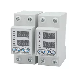 ชิโนทามเมอร์ 40A / 63A อุปกรณ์ป้องกันไฟเกิน กันไฟกระชาก รีเซ็ตอัตโนมัติ ใช้กับบ้าน 220V 50Hz การอ่านที่แม่นยำ พร้อมส่ง