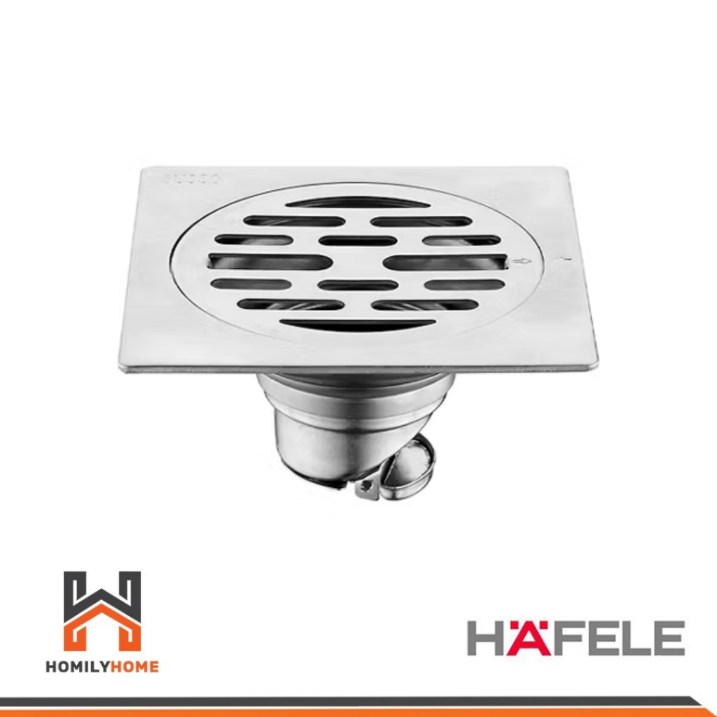 HAFELE ตะแกรงกันกลิ่น รุ่น 485.61.219 แบบเหลี่ยม สเตนเลส
