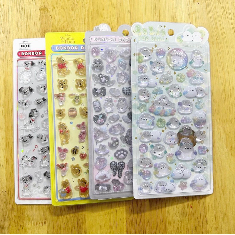 NEW!!! DisneyJapan สติกเกอร์นูน Bonbon Drop