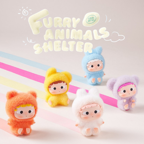 ⭐️ พร้อมส่ง / ซื้อใน Live ได้ ⭐️ (แบบสุ่ม) Heyone Ozai - Furry Animals Shelter Series Furry Mini Bea