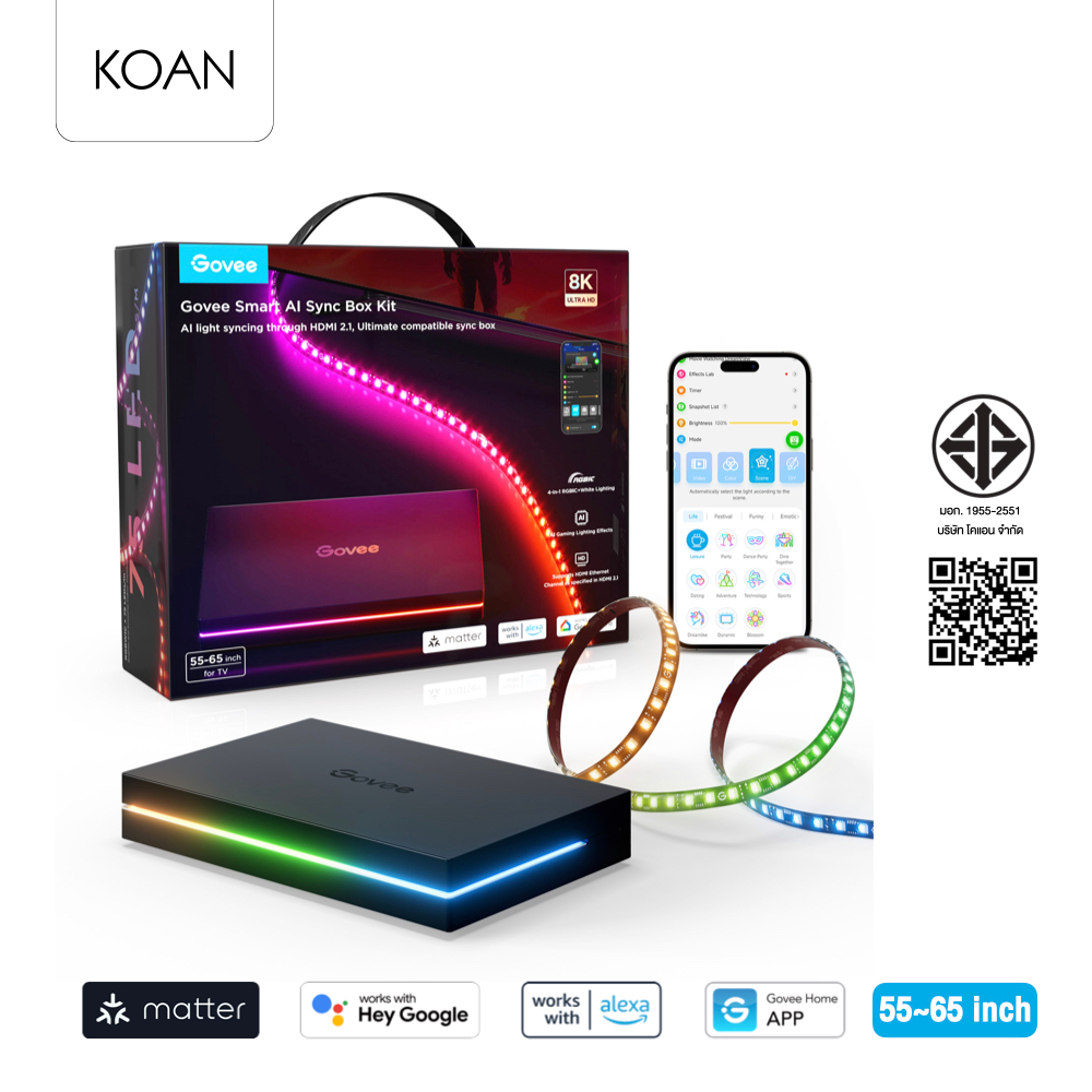 Govee AI Sync Box 2 (55-65 inch)