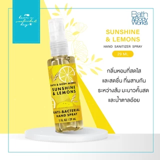 Anti Bac Hand Spray จาก Bath & Body Works ✨ เติมเต็มความสะอาดและความหอมให้มือคุณ ปกป้องมือจากเชื้อโรค ขนาด 29ml