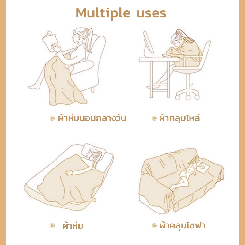 ผ้าคลุมโซฟา ผ้าคุมโซฟา 1/2/3/4 ที่นั่ง ผ้าคลุมโซฟาตัวแอล ขนาดใหญ่ ลายการ์ตูน กันฝุ่นและรอยข่วนของแมว รูปที่ 7