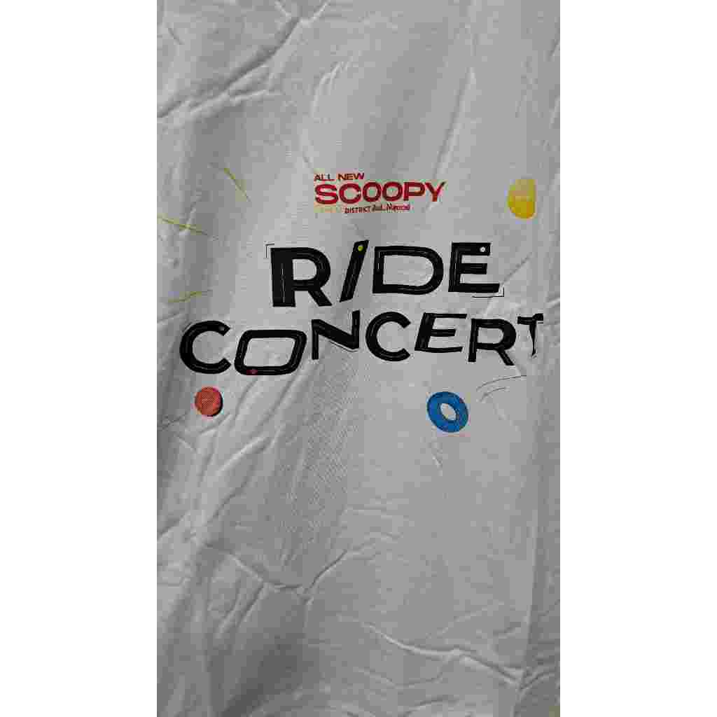 (ฮอนด้าแท้) เสื้อยืด Scoopy ride connect แขนสั้น สีขาว