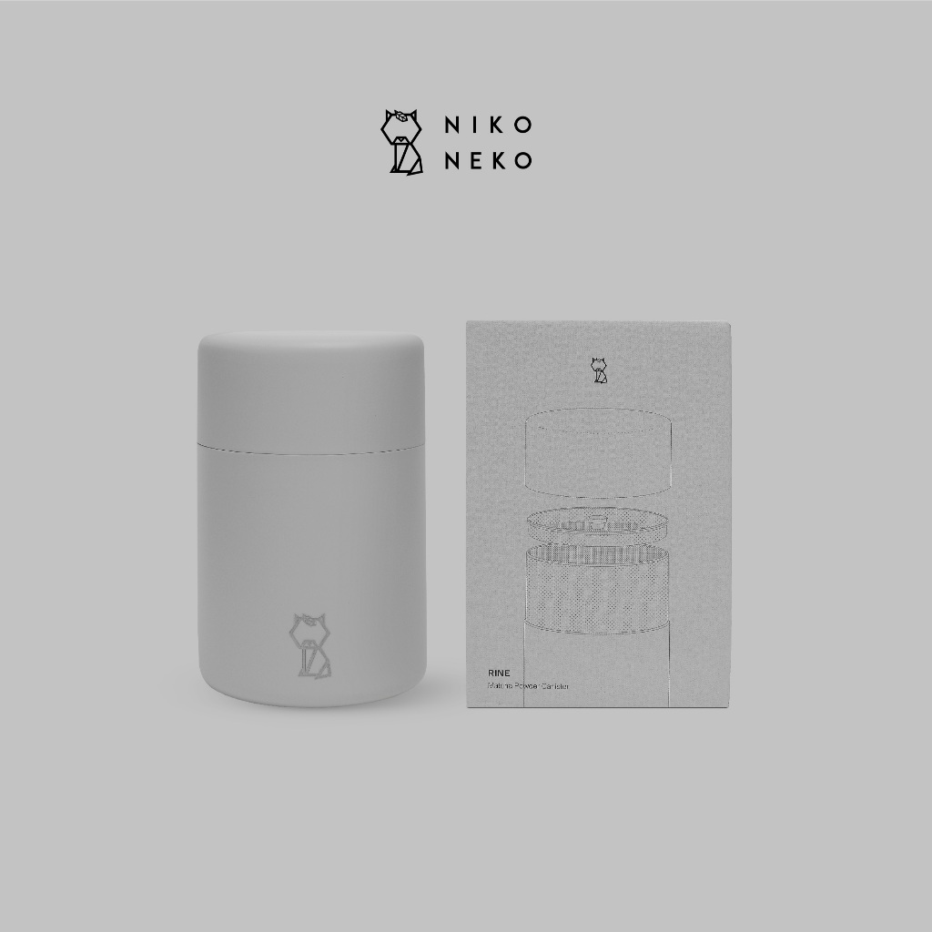 Rine / Matcha Powder Canister  | กระปุกแสตนเลสสำหรับเก็บผงมัทฉะ Niko Neko Matcha