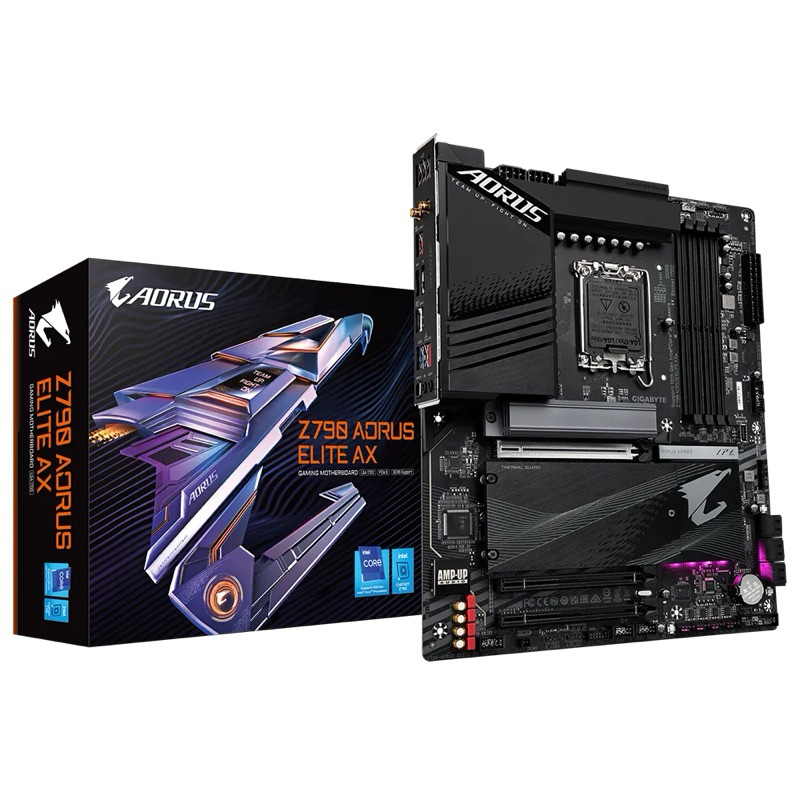 [มือ1] MAINBOARD (เมนบอร์ด) 1700 GIGABYTE Z790 AORUS ELITE AX WIFI (DDR5) พร้อมส่ง