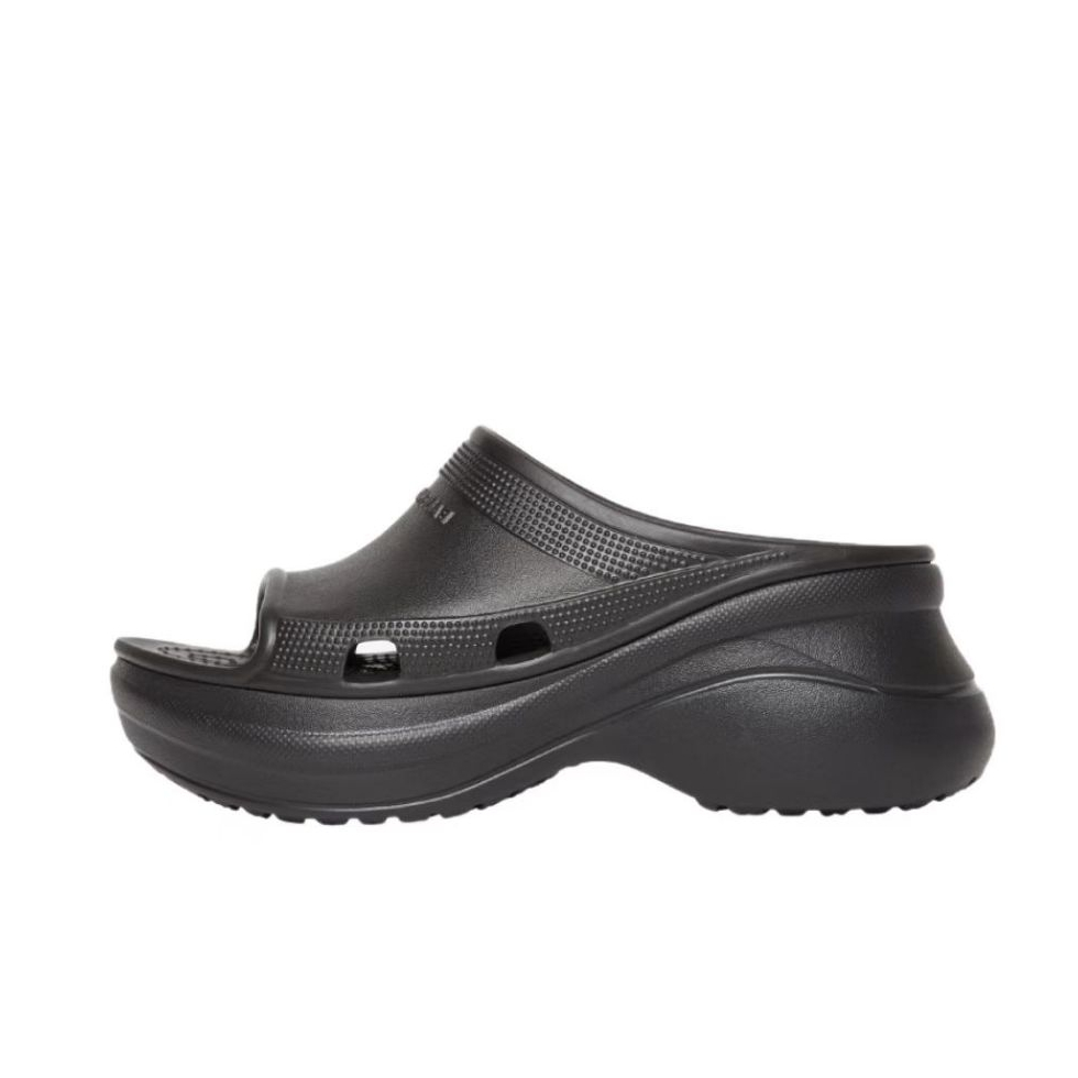 Balenciaga  รองเท้าแตะเย็น Crocs ก้นหนา แฟชั่น Sandals น้ำหนักเบาและสะดวกสบาย