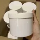 กระปุกพลาสติก 500 ml. (PP สีขาว) จำนวน 12 ใบ