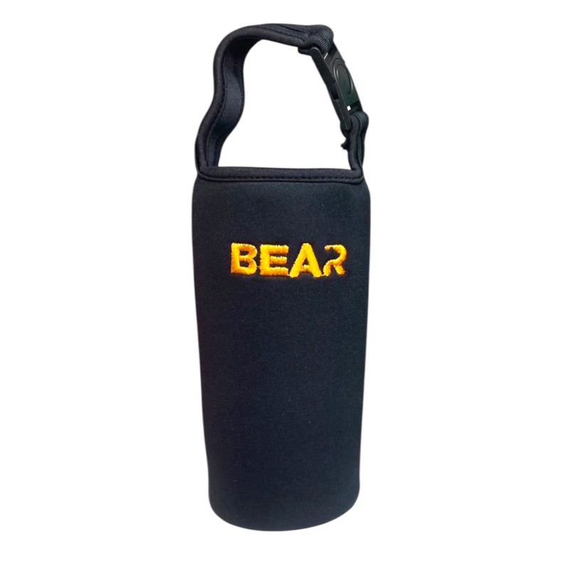 กระเป๋าใส่เเก้วทรงเยติ ถุงใส่แก้วเยติสีดำล้วน Bear ขนาด 20-30 oz. สูง 20 X กว้าง 7.5 ซม.