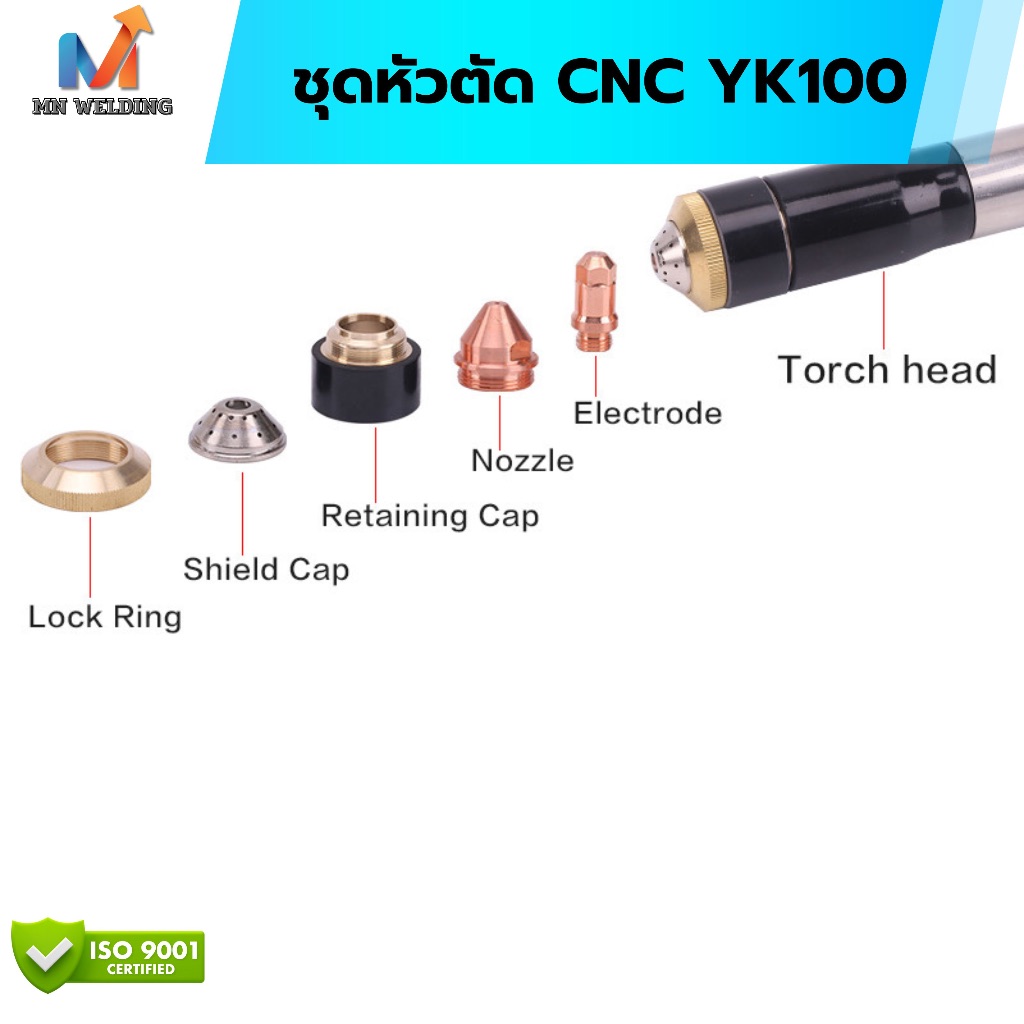 อะไหล่ ชุดหัวตัด CNC รุ่น YK100