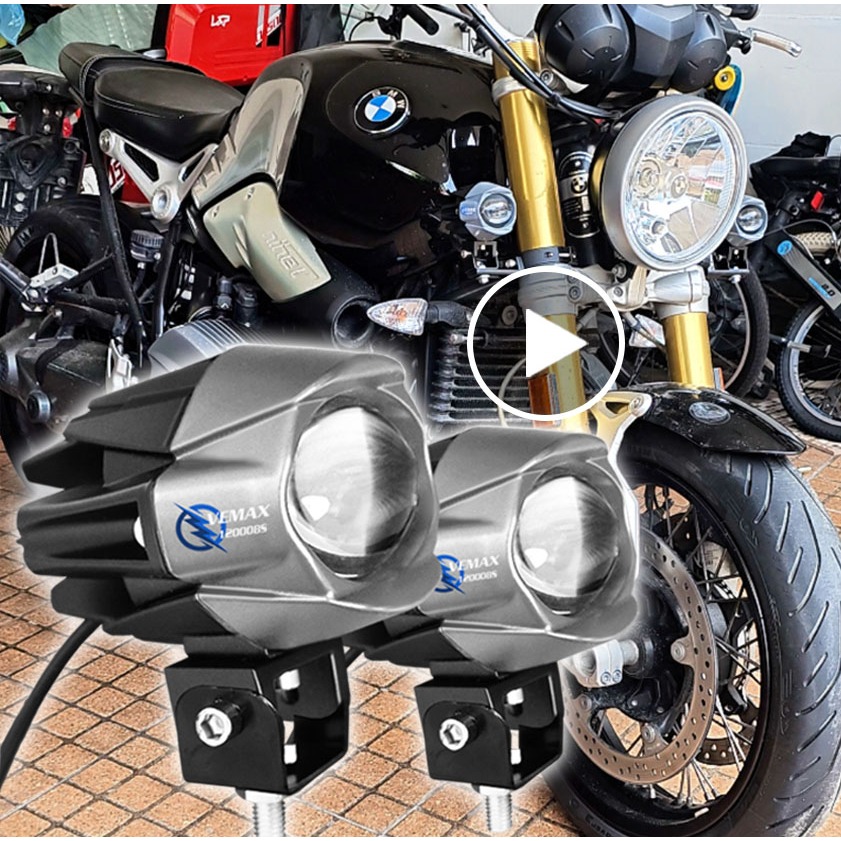 สปอร์ตไลท์ VEMAX สปอร์ตไลท์ติดรถยนต์ สว่างกว่าไฟหน้ารถ BMW ไฟสปอร์ตไลท์ ติดรถยนต์ รถบิ๊กไบค์ รถออฟโร