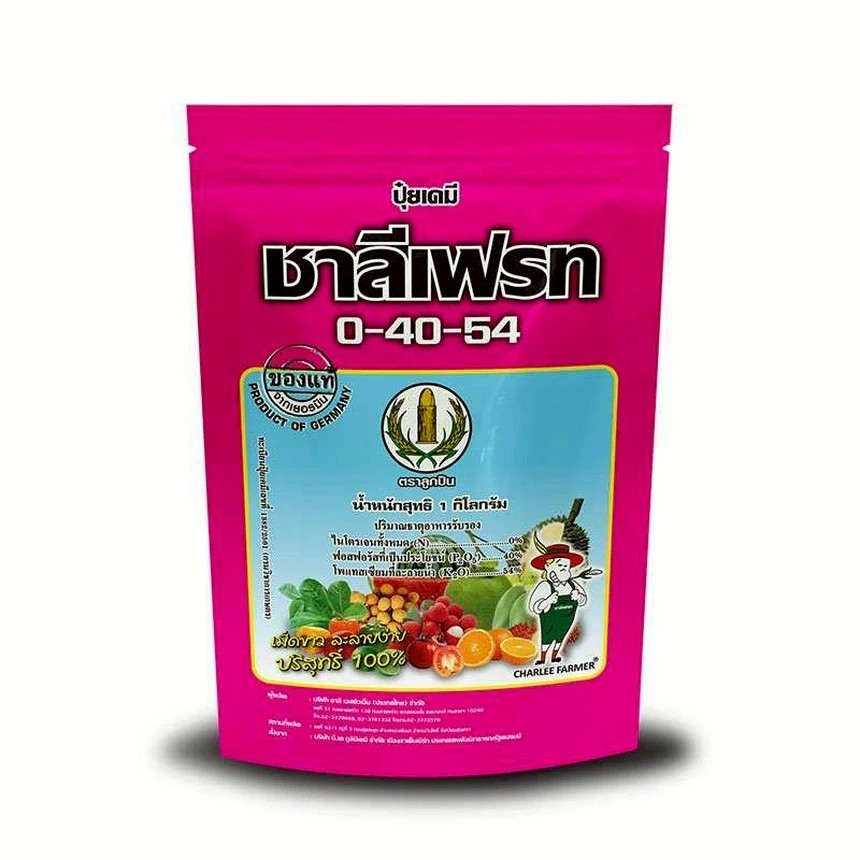 0-40-54 ปุ๋ยเกล็ด กดยอด กระตุ้นดอก เพิ่มรสชาติ บรรจุ 1 กิโลกรัม