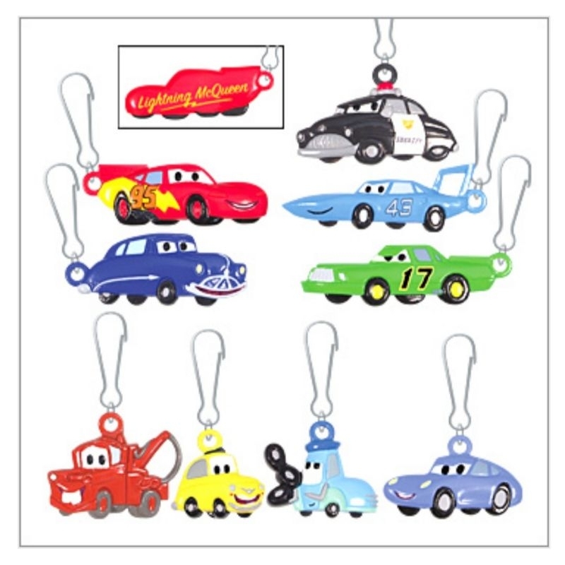 Yujin x Disney Pixar Cars Keychain ขาด 1 ชิ้น