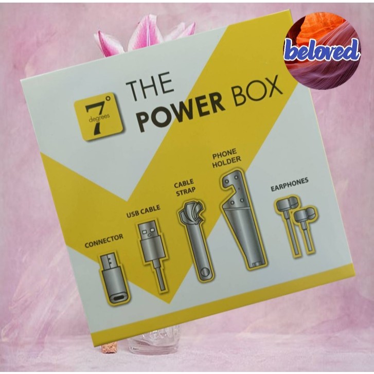 7 DEGREES THE POWER BOX (ชุดอุปกรณ์เสริมสำหรับมือถือ)