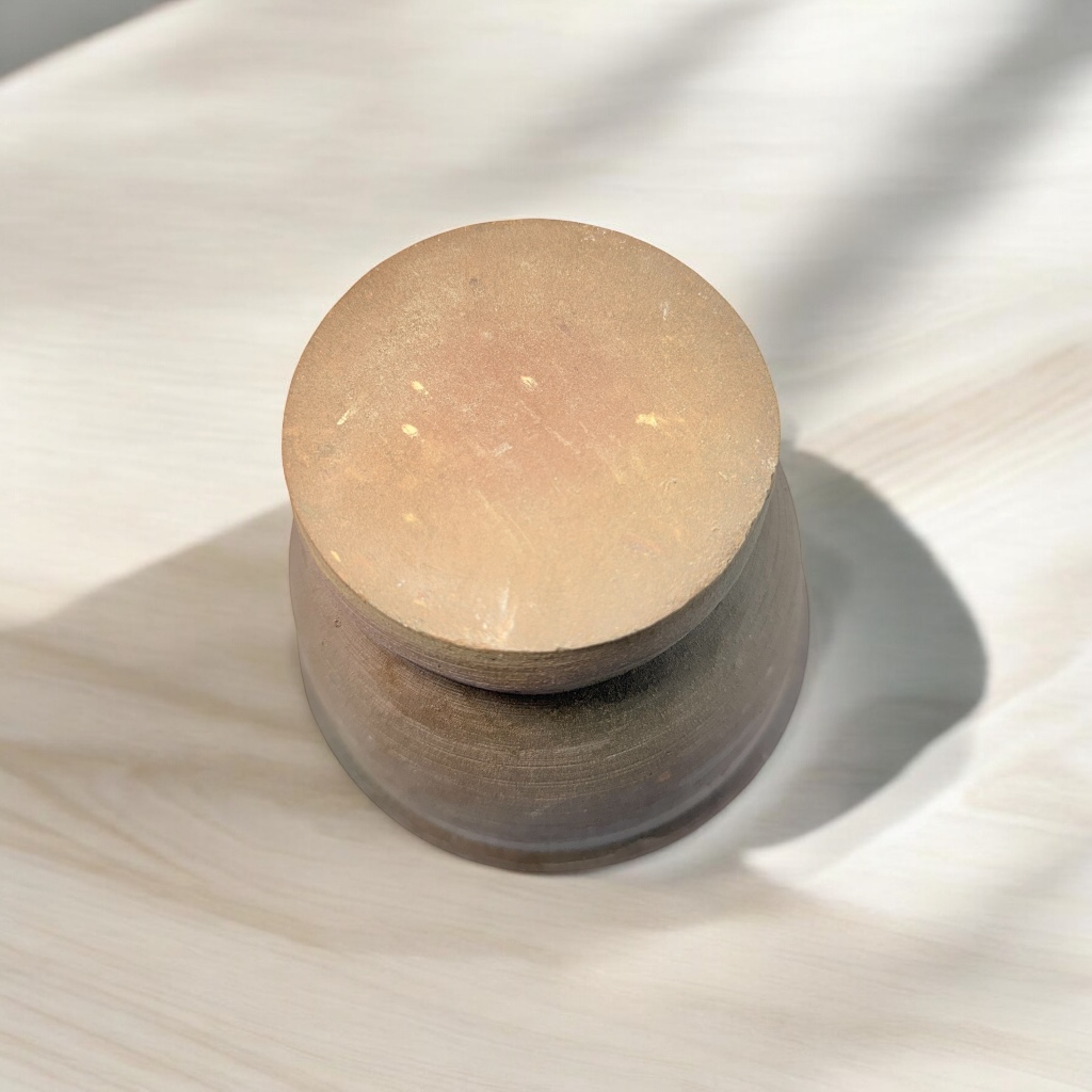 ครกหินทรายบ้านกลาง ขนาด9นิ้ว + สากแก่นไม้น้้ำเกลี้ยง ขนาด12นิ้ว บ้านโคกวิลัยแท้ทนทานไมร่อนเหมือนครกดินเผา - รูปที่ 3