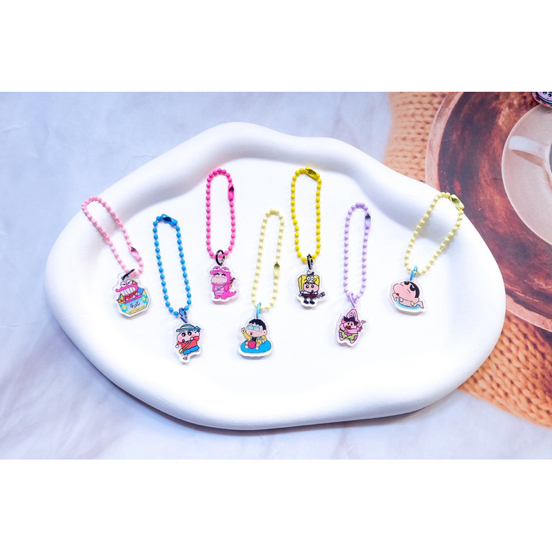 พวงกุญแจ ลายชินจัง ไซส์S จิ๋วๆ พวงกุญแจอะคริลิค ลายชินจัง (สินค้าพร้อมส่ง)