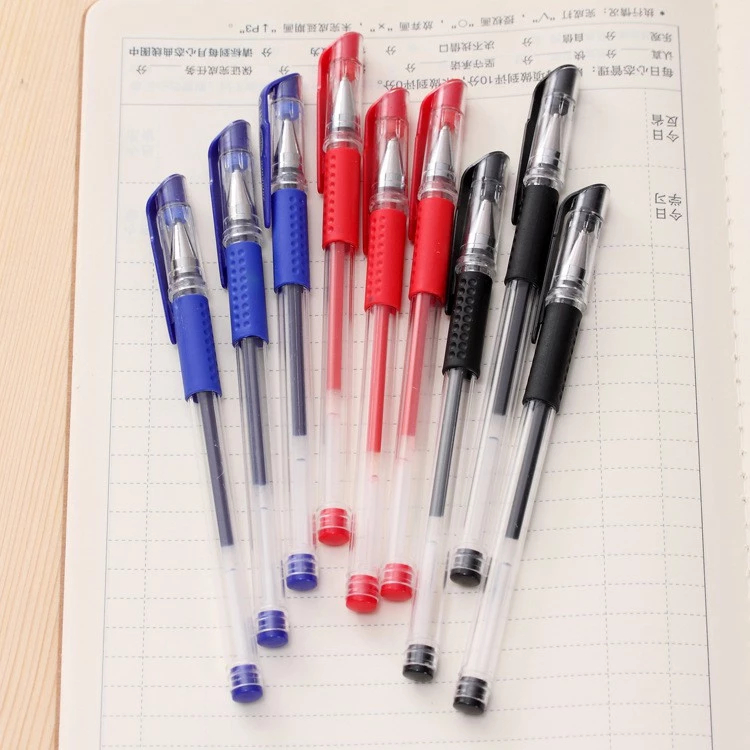 ปากกาเจล  3ชิ้นบาท มี3สี 0.5mm หัวปกติ/หัวเข็ม Classic 0.5 มม.(สีน้ำเงิน/แดง/ดำ) ปากกาหมึกเจล