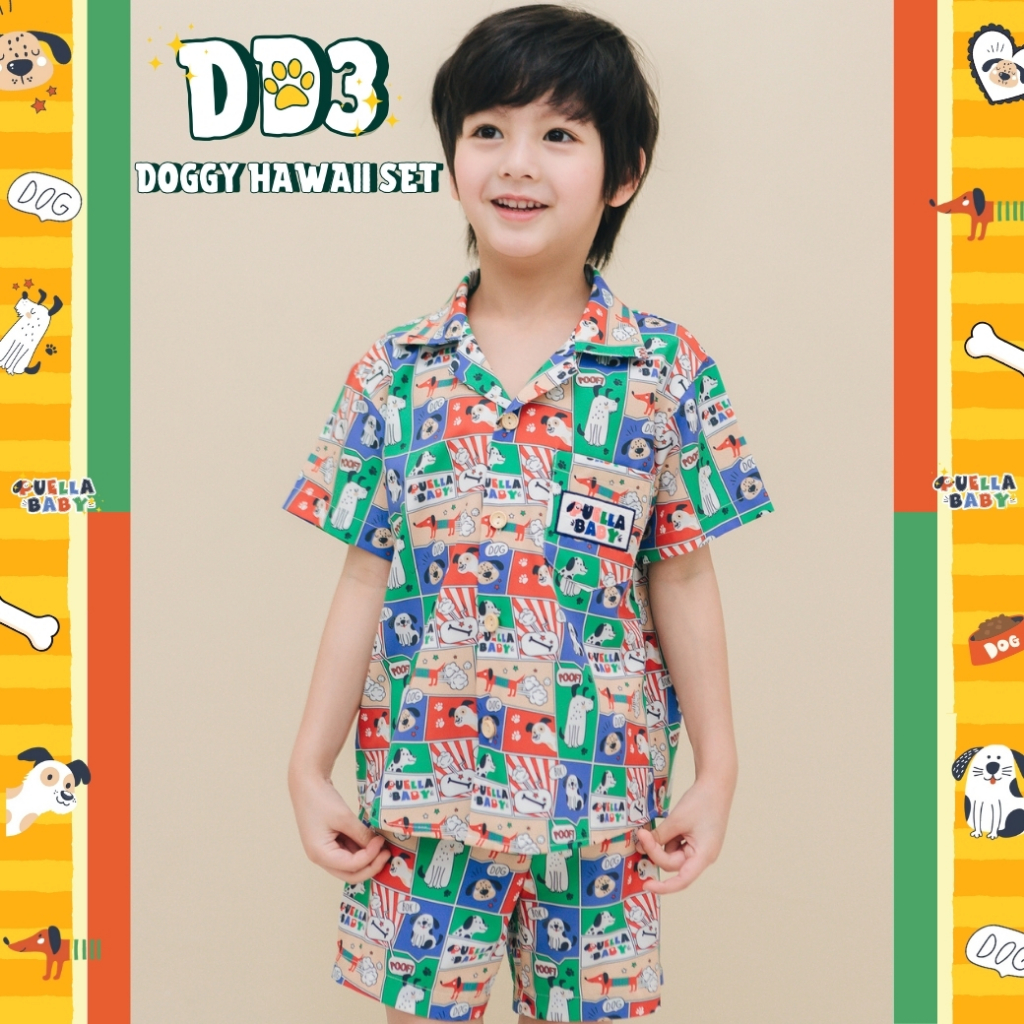 DD3 Doggy Hawaii Set (เสื้อเชิ้ต+กางเกง)