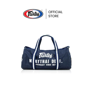 Fairtex กระเป๋ากีฬา BAG9 Barrel Bag กระเป๋ายิมทรงถัง ไนลอน น้ำหนักเบา ช่องจุของเยอะ ใช้ได้ทุกวัน | Duffel Bag