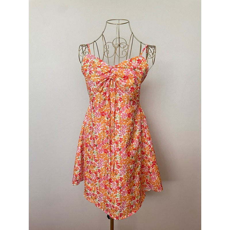 (Used like new) 🧡เดรส Guapa.bkk สีส้ม สภาพใหม่มาก🍊🌻