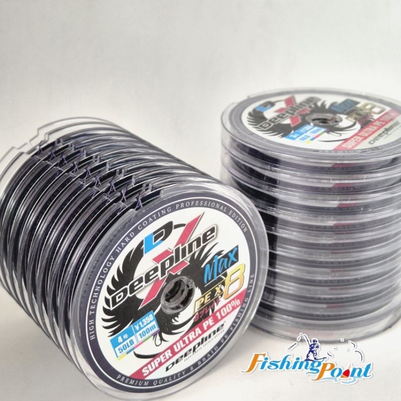 สาย PE ถัก8 Deepline 100 เมตร Multicolor
