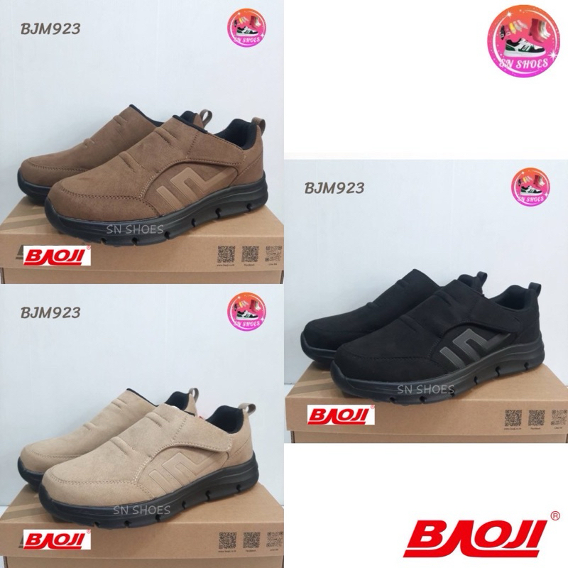 รองเท้าผ้าใบBAOJI เเท้100% BJM 923รองเท้าผ้าใบผู้ชาย ไซร้ 41-45(รุ่นใหม่)