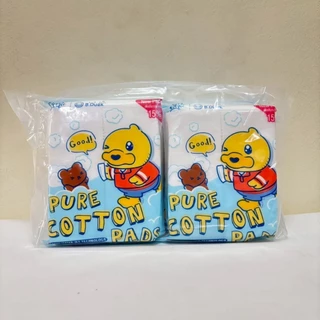 B.Duck - สำลีแผ่นแบบไม่รีดขอบ 40 กรัม ผลิตจากฝ้ายบริสุทธิ์ 100%