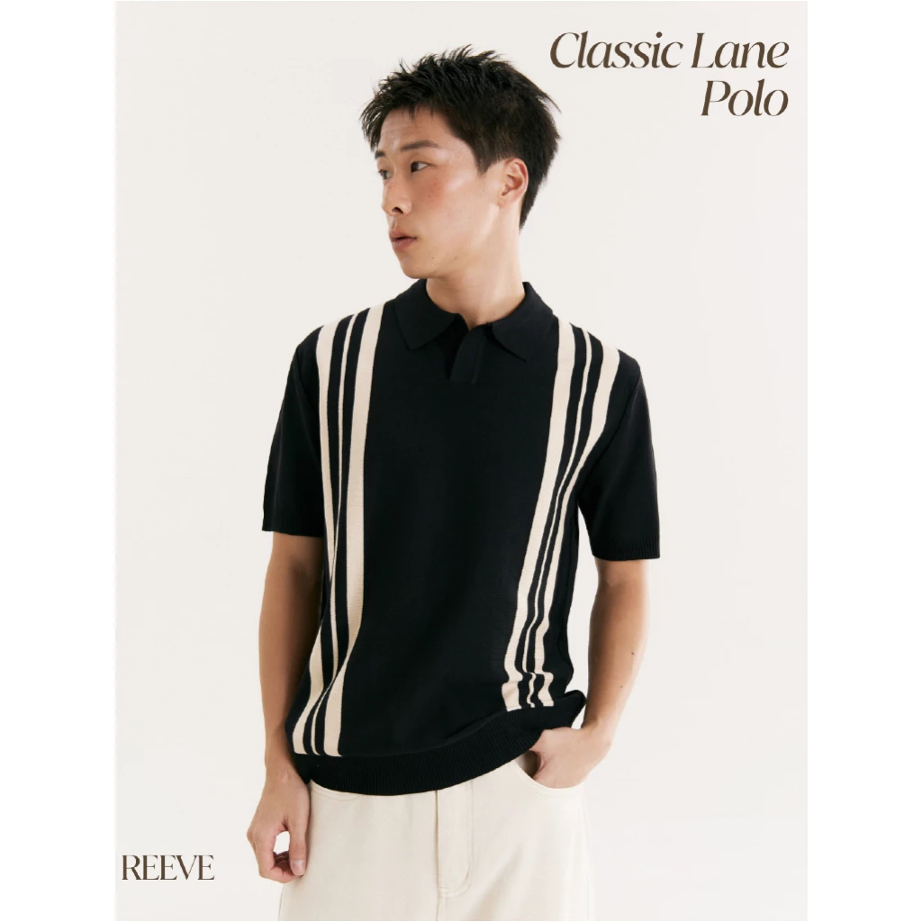 [3667] REEVE CLASSIC LANE POLO - เสื้อโปโลคอปก